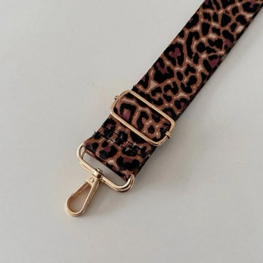 🍀1pcs- Wide range handbag adjustable Leopard Print Shoulder Strap - Picture 4 of 6